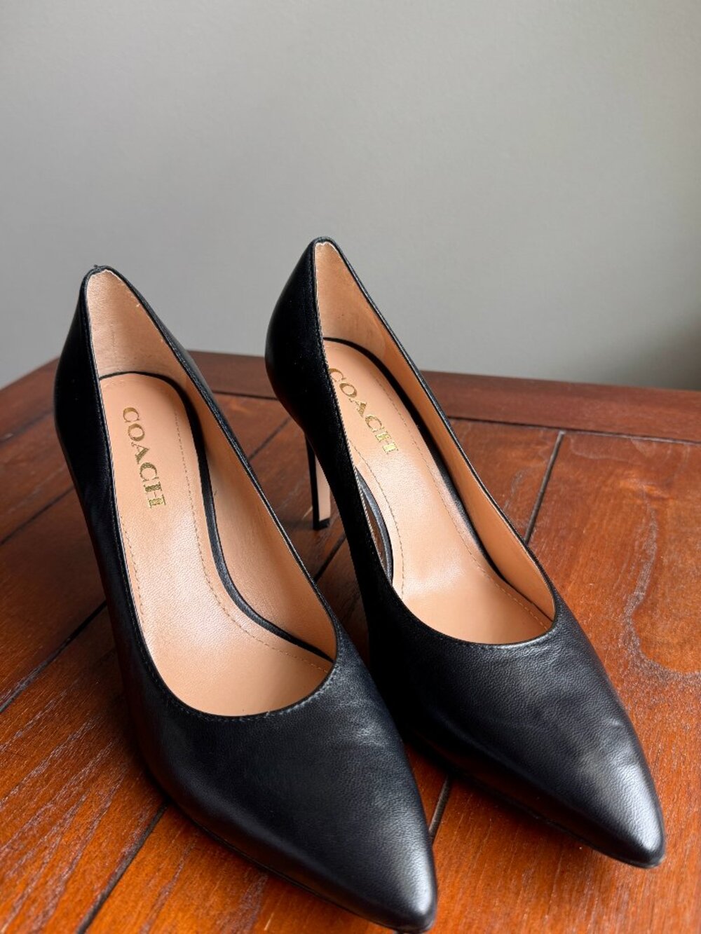 Coach Leather Heels